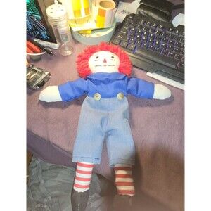 Vintage 16” Raggedy Andy Doll, with rare Blue Shirt - Great Condition
